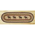 Capitol Earth Rugs Moose Oval Stair Tread 49-ST019M